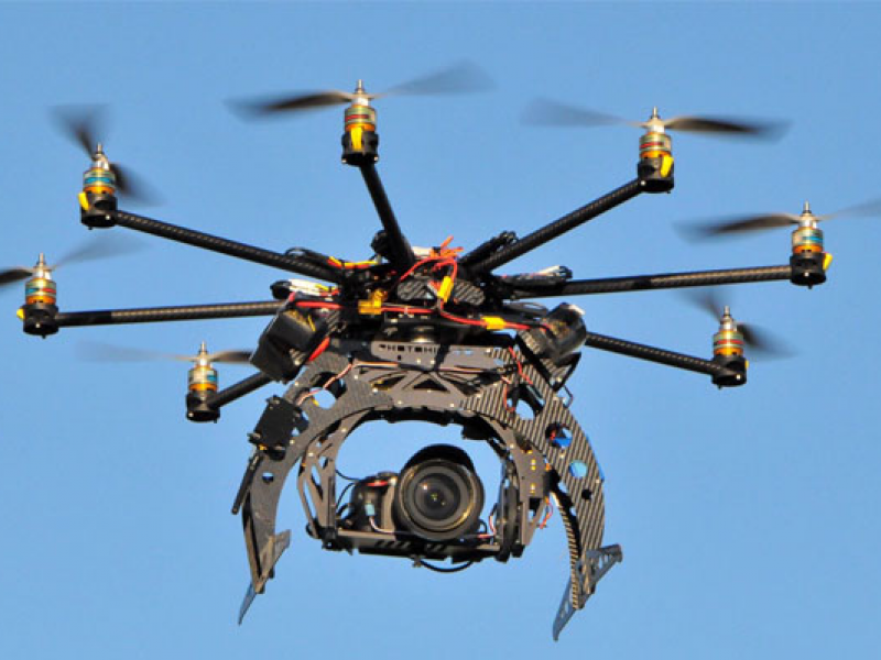 Image of someone flying a drone