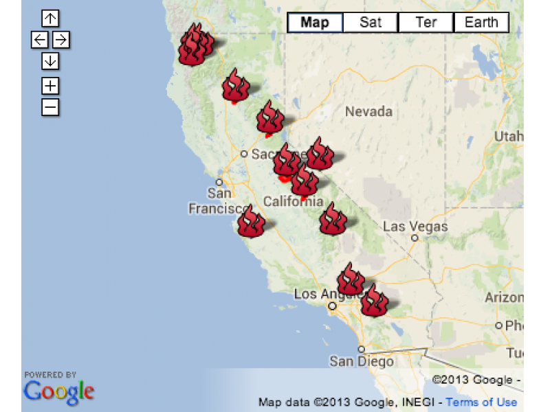 California Fires Map Today Gadgets 2018