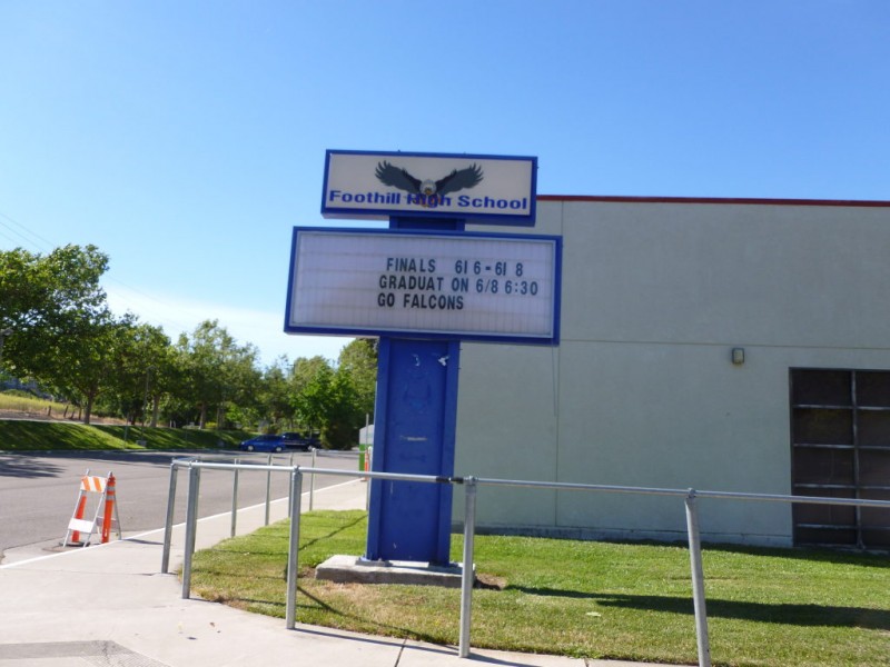 Foothill High School to Erect a New Scoreboard on the Football Field