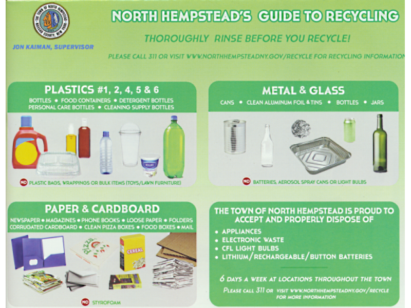 Dramatic Changes to North Hempstead Recycling Program Port Washington