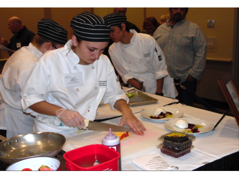 NACTC Students Take Silver in ProStart Cooking Competition | Newport