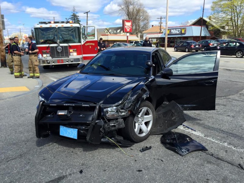 Driver Will be Cited for Officer Involved Crash on Reservoir Avenue