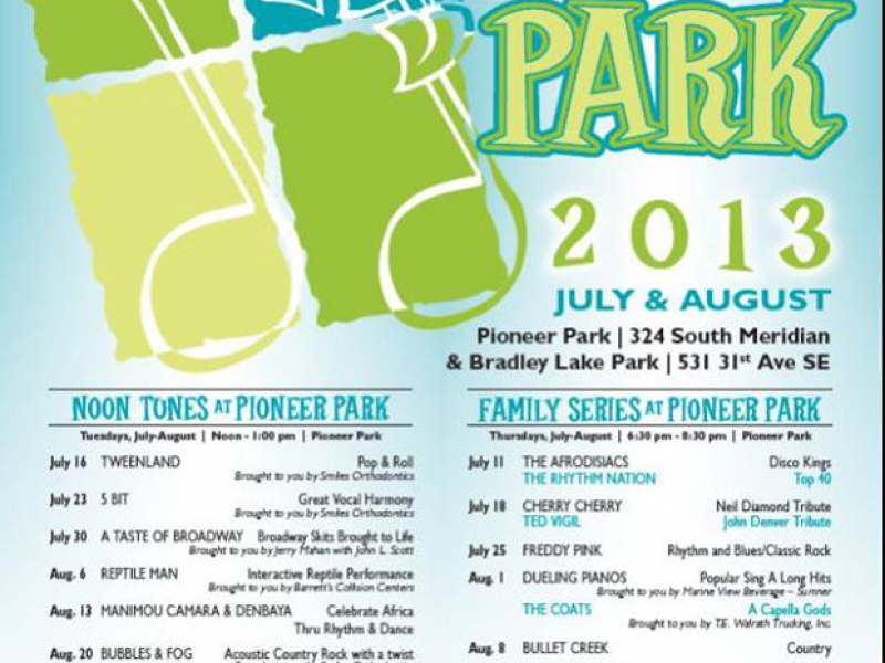 Concerts in the Park Begins This Thursday Puyallup, WA Patch