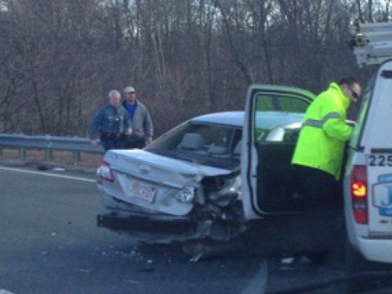5Vehicle Crash Snarls Traffic on Route 128 Peabody, MA Patch