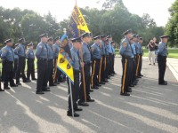 police auxiliary brunswick officers department academy graduate graduation joining seven weeks force coming following