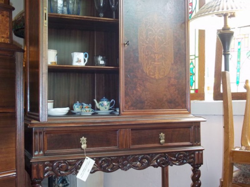 Hasil gambar untuk antique china cabinet 1920s