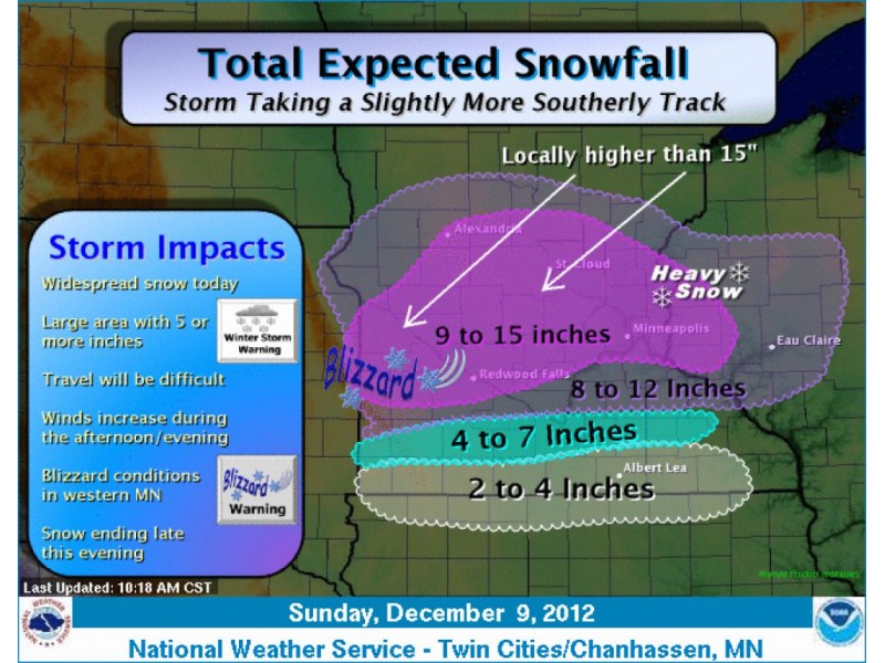UPDATE Eden Prairie Has A Foot Of Snow, With 13 Inches On The Way
