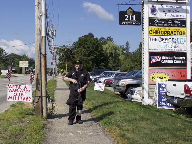 NH Gun Shop Owner Guards Military Recruiting Station Concord, NH Patch