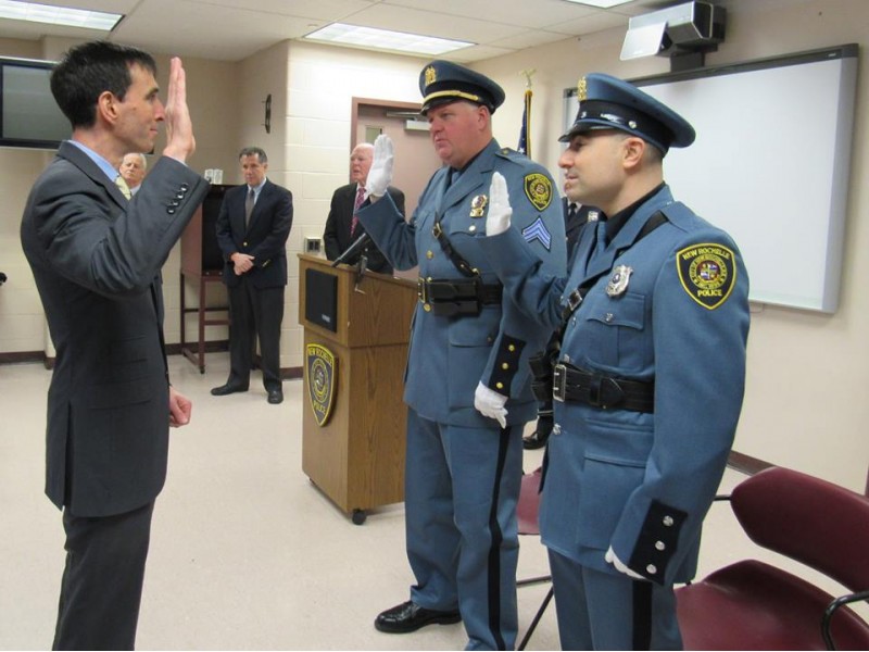 Two Promoted in New Rochelle Police Ceremony  New Rochelle, NY Patch