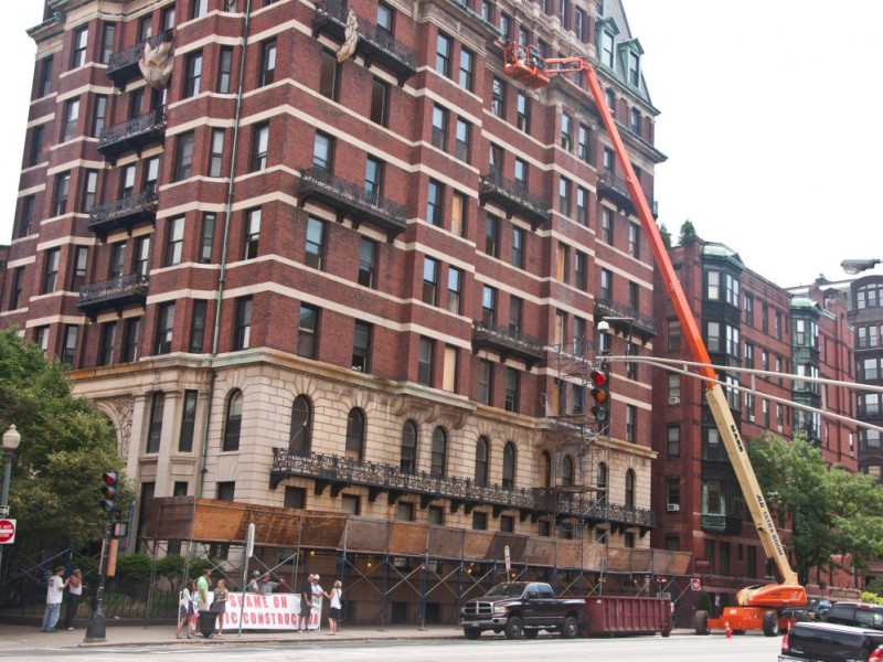 Union Carpenters of Boston Picket on Mass Ave. | Back Bay