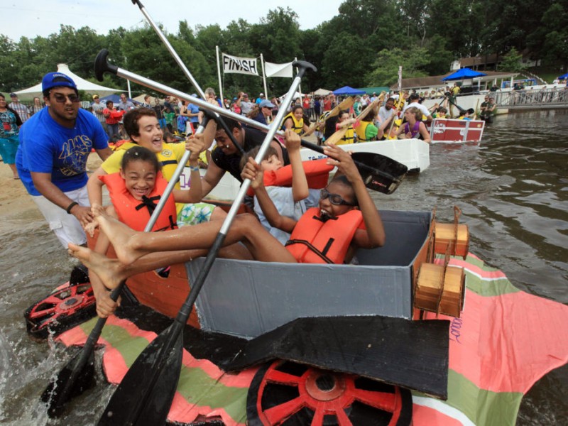 Photos: The 2013 Cardboard Boat Regatta at Lake Accotink 