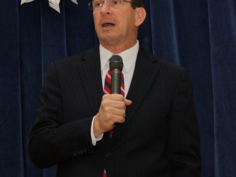 Gov. Malloy Announces Education Funding Plans at Roger Sherman