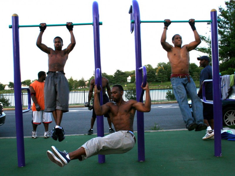 Baltimore's Monkey Bar Workout is No Joke Towson, MD Patch