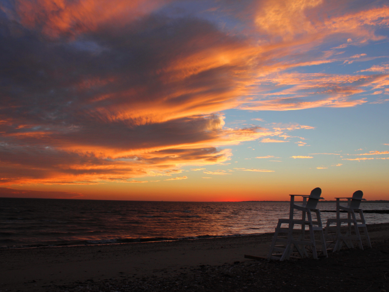 Sunset at Long Beach 11-1-2013 | Stratford, CT Patch