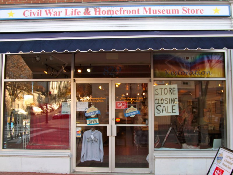 Downtown Civil War Store Closes Fredericksburg, VA Patch