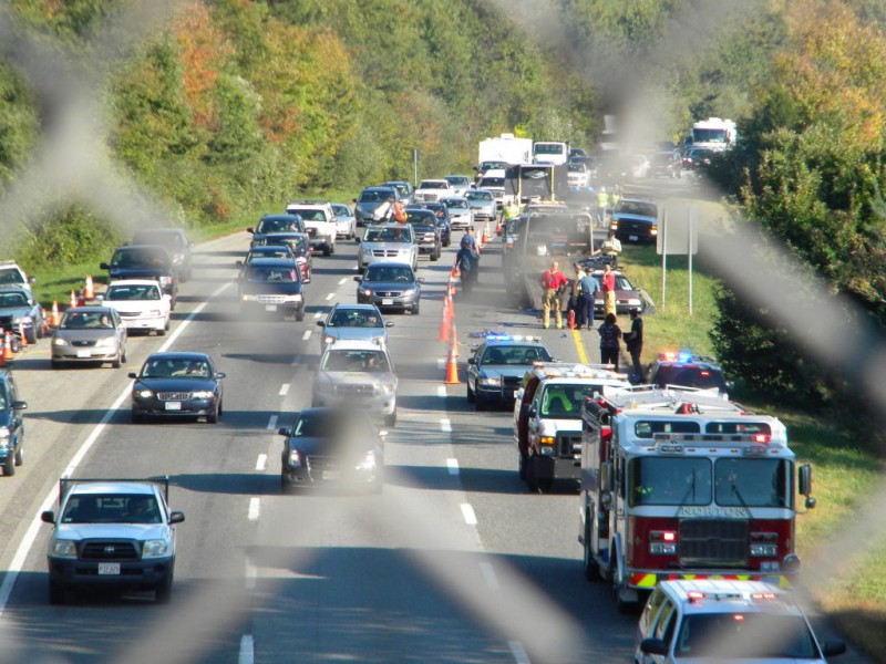 Route 495 Diverted Through Norton After Motorcycle 