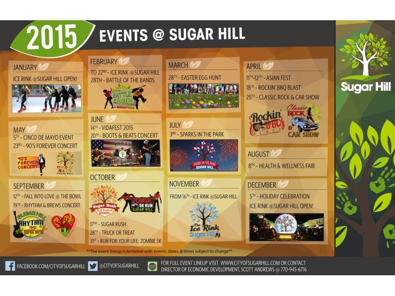 Sugar Hill Announces Signature Special Events for 2015 | Suwanee, GA Patch