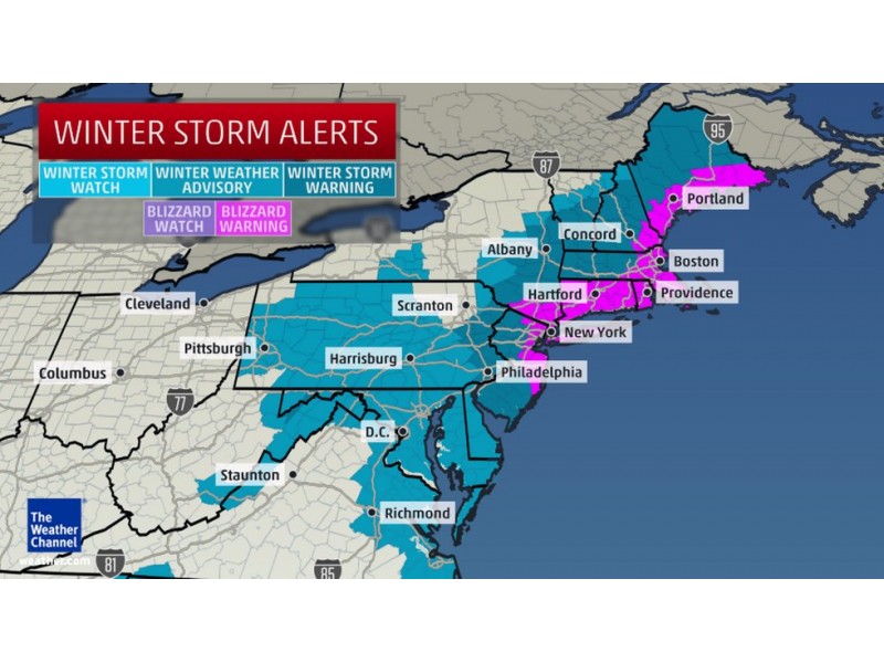 UPDATE Travel Bans, NYC Bridges Closed As Blizzard Hits New Jersey