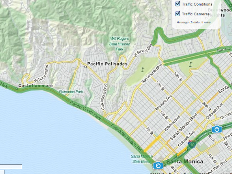 Pacific Palisades Zip Code Map United States Map