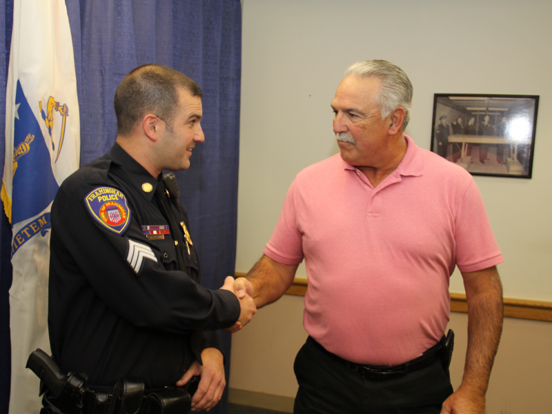 Greg Reardon Promoted to Framingham Police Sergeant | Framingham, MA Patch