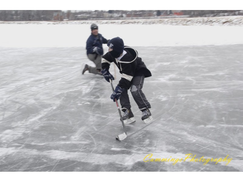 SLIDESHOW Sunday Skating on Farm Pond Framingham, MA Patch