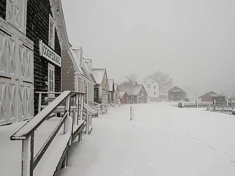 Mystic Seaport in the Snow Stonington, CT Patch