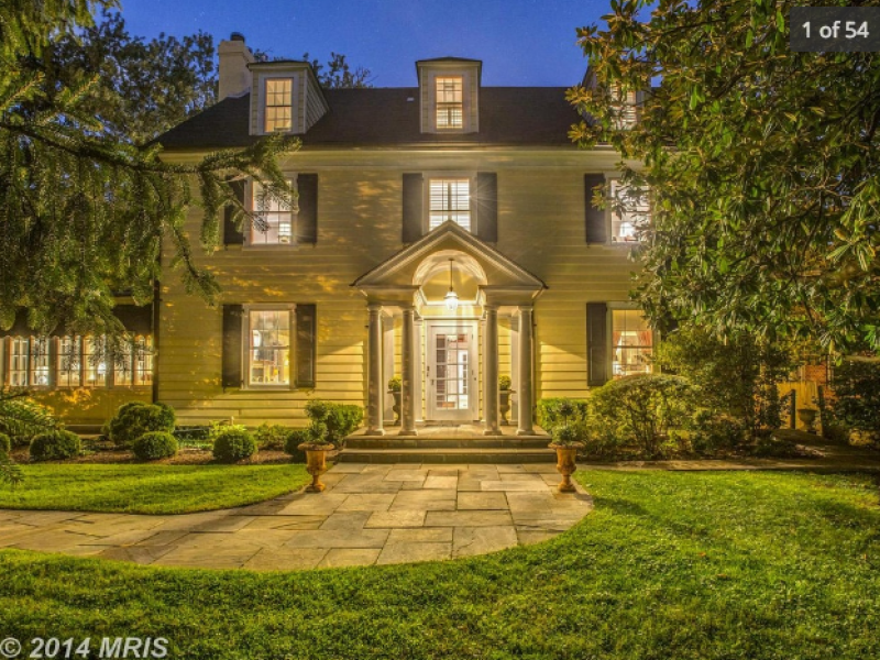 WOW House 3M Chevy Chase Charmer; Master Suite Fills Entire 3rd Floor