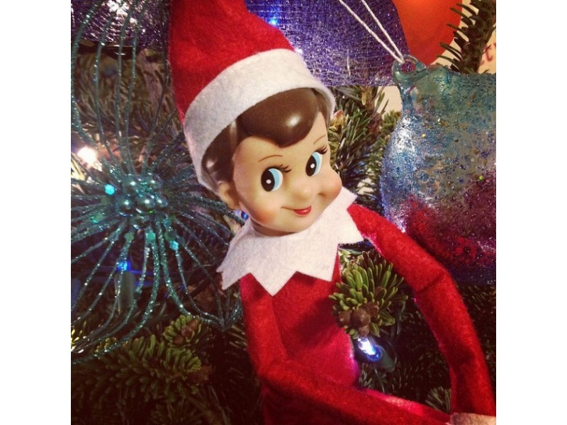 creepy doll elf on the shelf