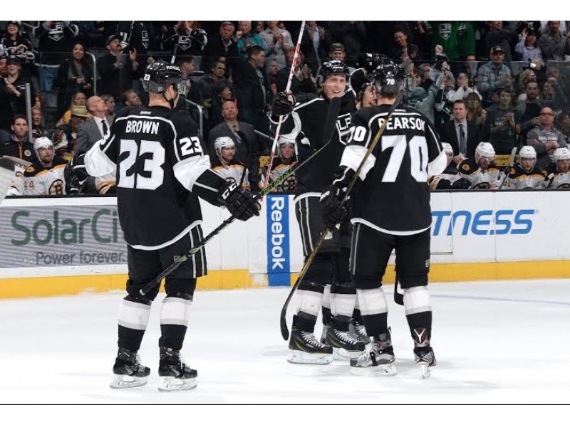 Los Angeles Kings Clinch Playoff Spot with Victory over Boston Venice