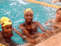 Olympic Swimmer Lia Neal Dives in at the Bed-Stuy YMCA Bed-Stuy, NY Patch