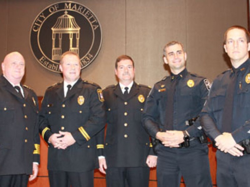 Marietta Police Announce Promotions 