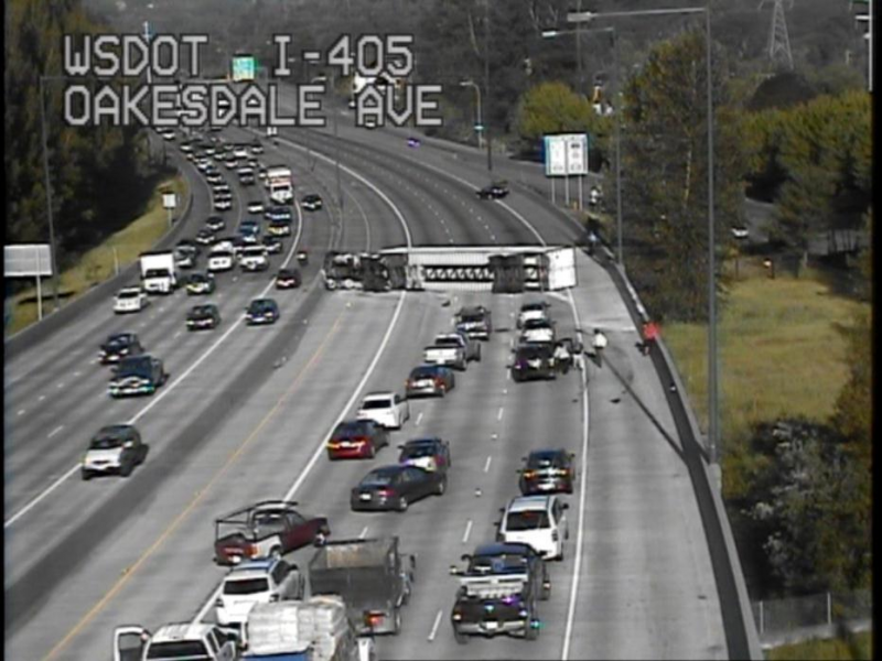 Update Negligent Driving Cited as Cause for I405 Accident Renton