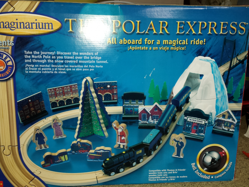 disney polar express train set