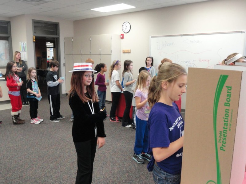 Timber Ridge Students Cast Their Ballots for President PHOTOS