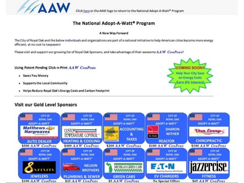 Royal Oak Flips The Switch On Adopt A Watt Project Mi Patch