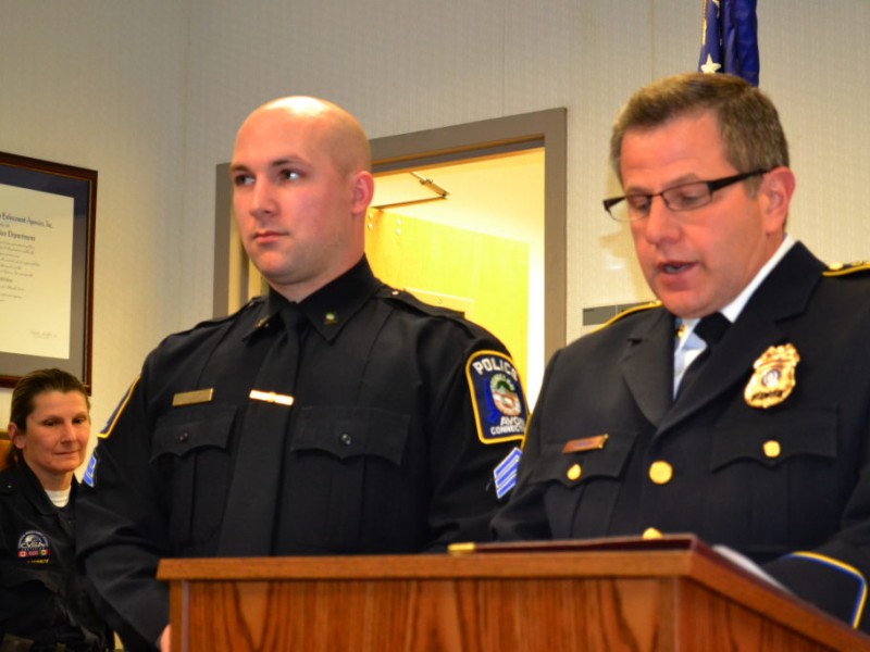 Avon Police Department Promotes Schmalberger and Petkis | Avon, CT Patch