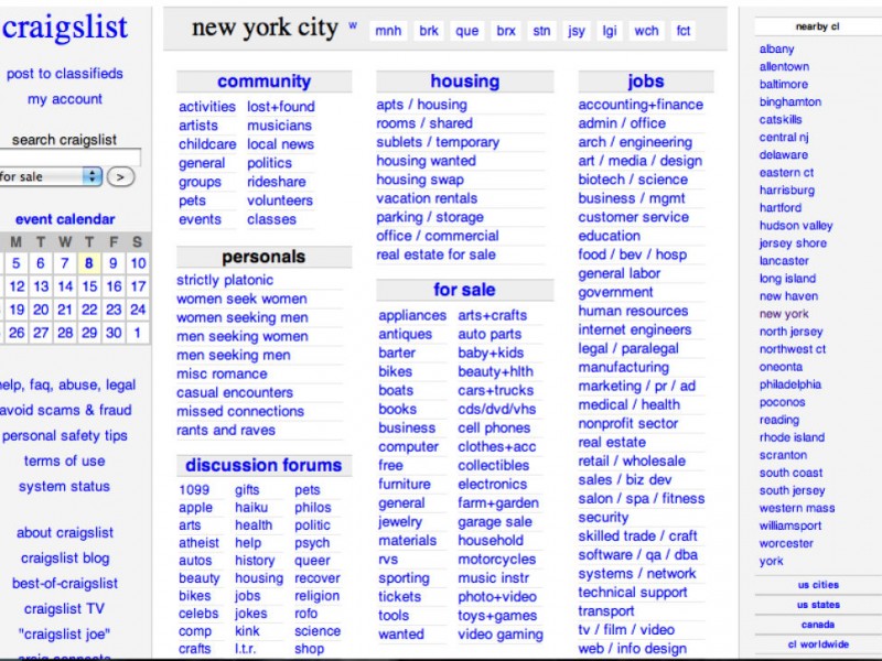 Dive into the World of Craigslist New York City: Your Local Marketplace ...