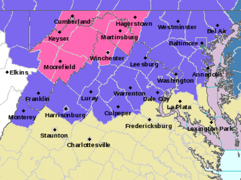 National Weather Service Issues Alert for DC Metro Area