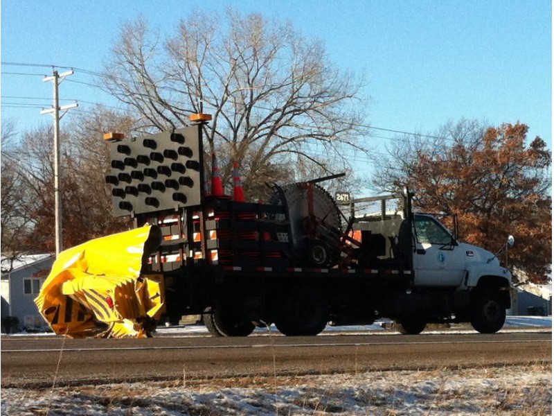 Photos Car, MnDOT Truck Crash on Hwy. 65 Fridley, MN Patch