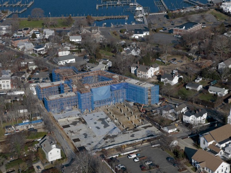 Bulova Condo Project Progresses in Sag Harbor [AERIAL PHOTOS