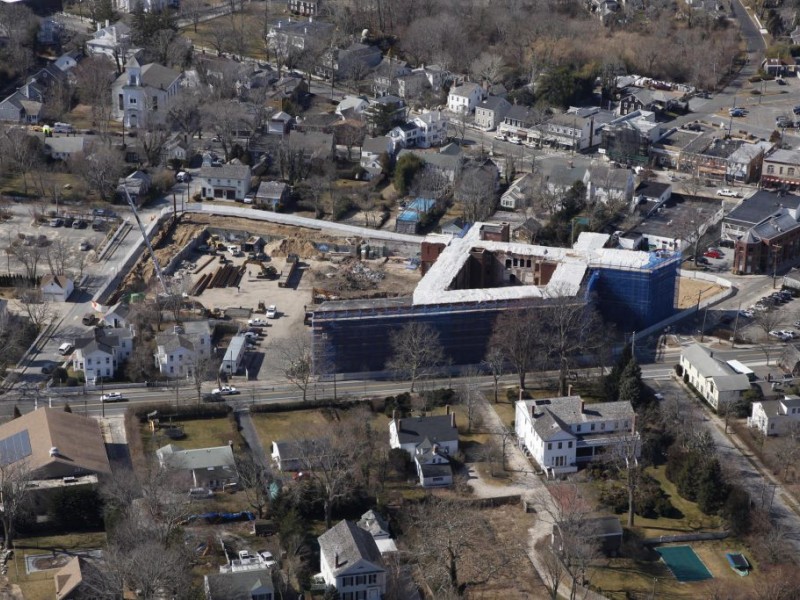 Bulova Condo Project Progresses in Sag Harbor [AERIAL PHOTOS