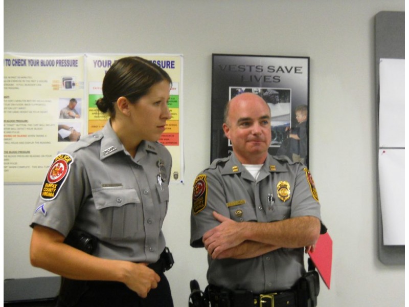 Crowd New Commanders at Sully District Police Station Centreville, VA Patch