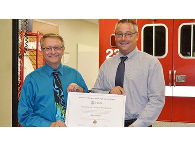 College of DuPage Fire Science Program Awarded Fire and Emergency