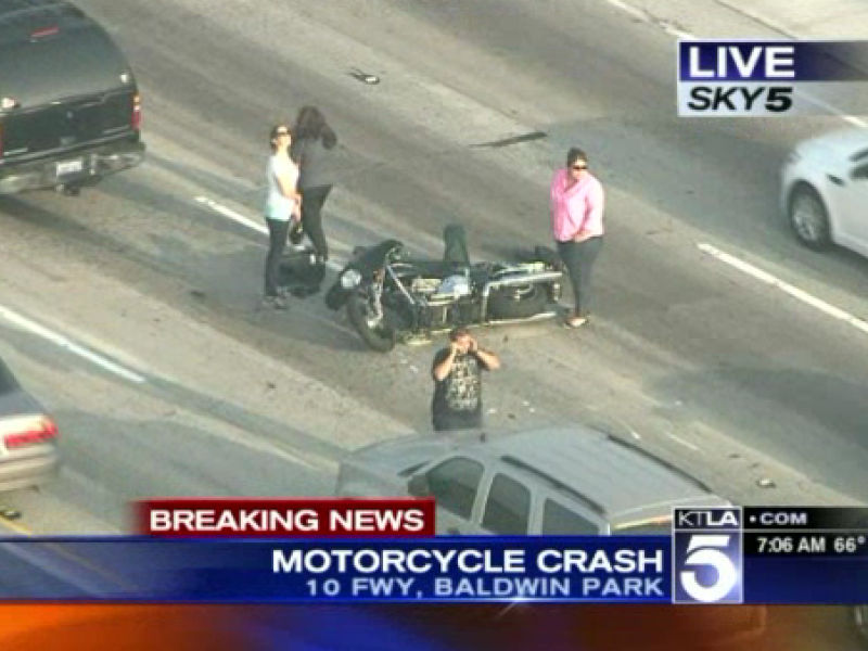 Car Accident Snarls Traffic On 10 Freeway In Baldwin Park Baldwin