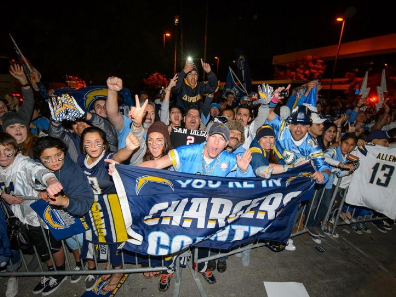 San Diego Celebrates Chargers' Playoff Victory Murrieta, CA Patch