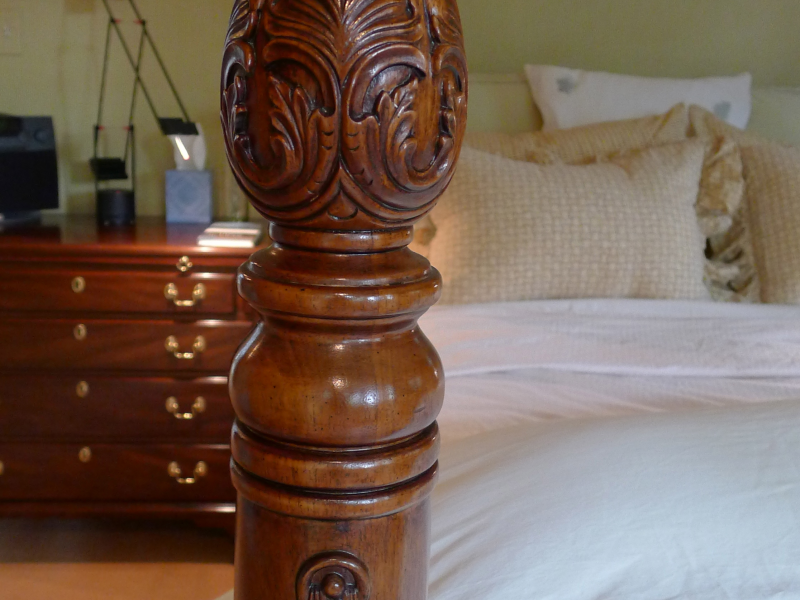Henredon Rice Carved 4 Poster Queen Bed Westport Ct Patch