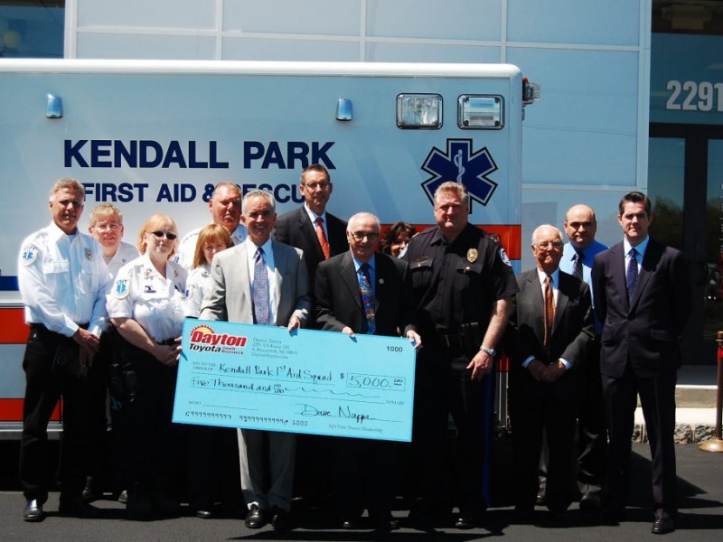 Dayton Toyota Celebrates Re Opening With 5k Donation To First Aid Dayton Toyota Celebrates Re Opening With 5k Donation To First Aid Squad South Brunswick Nj Patch
