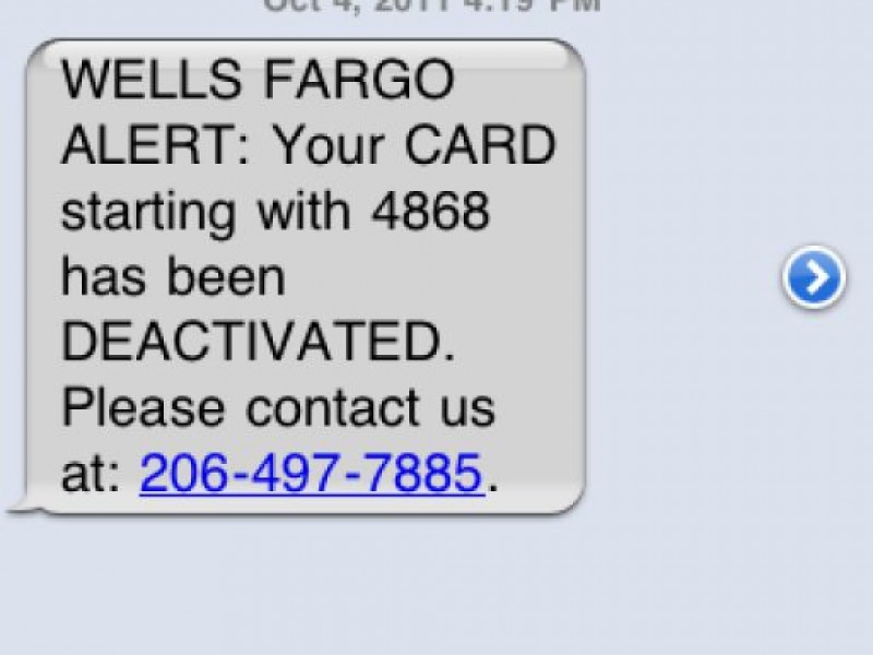AG Text and Phone Messages Used in Wells Fargo Banking Scam Bellevue