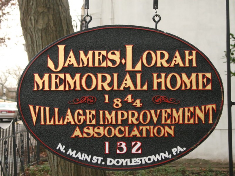 How Did the JamesLorah Memorial Home Get Its Name? Doylestown, PA Patch