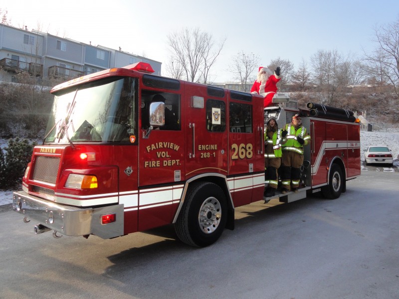 Santa Claus is Coming to Town on a Fire Truck! | Chartiers Valley, PA Patch